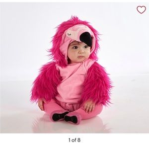 Pottery Barn baby flamingo costume 6-12 months